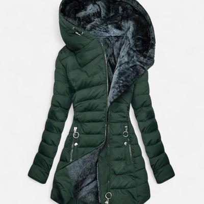 ValantoMode | Women’s Winter Fleece Mid-Length Coat