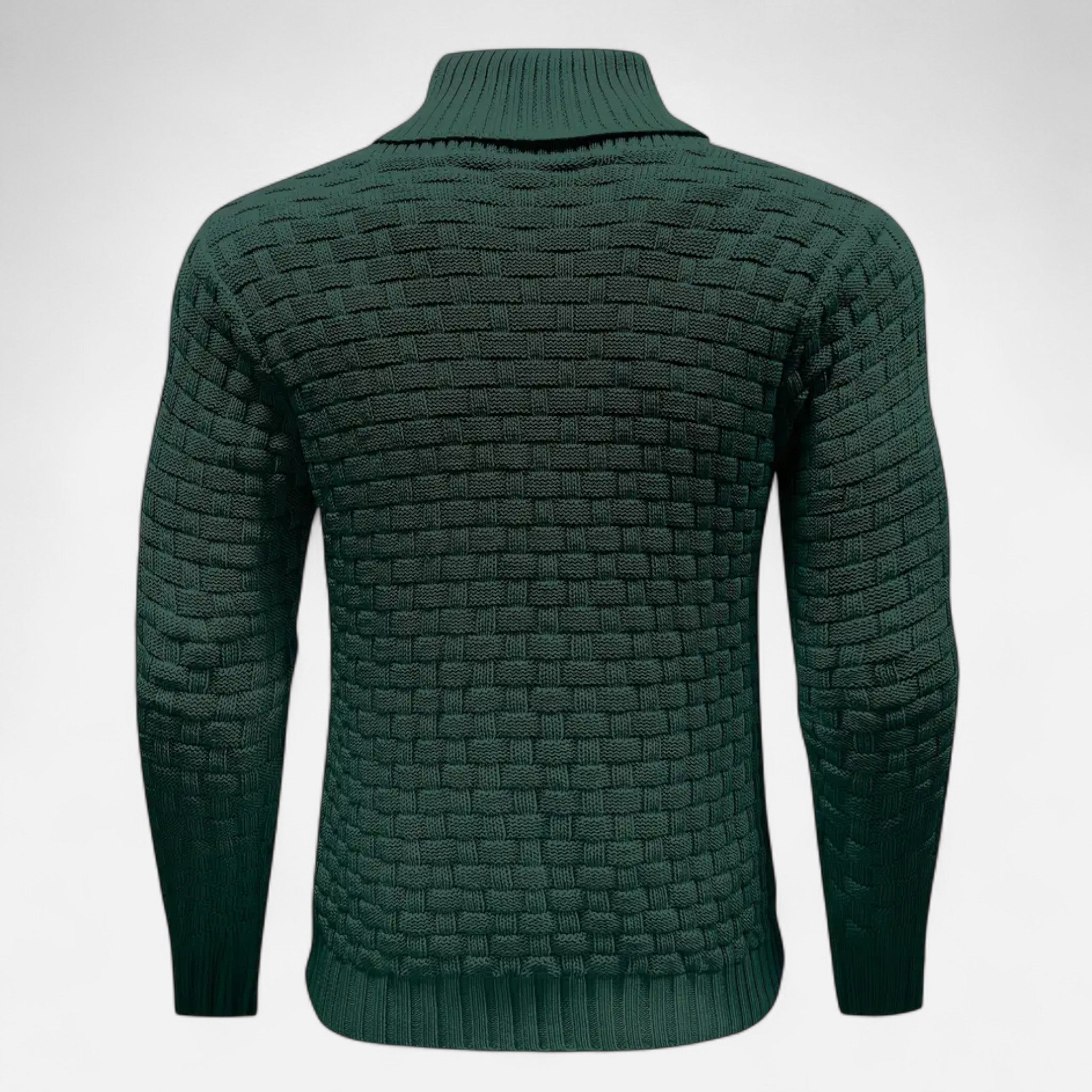 ValantoMode | Men’s Waffle Knit High-Stretch Sweater