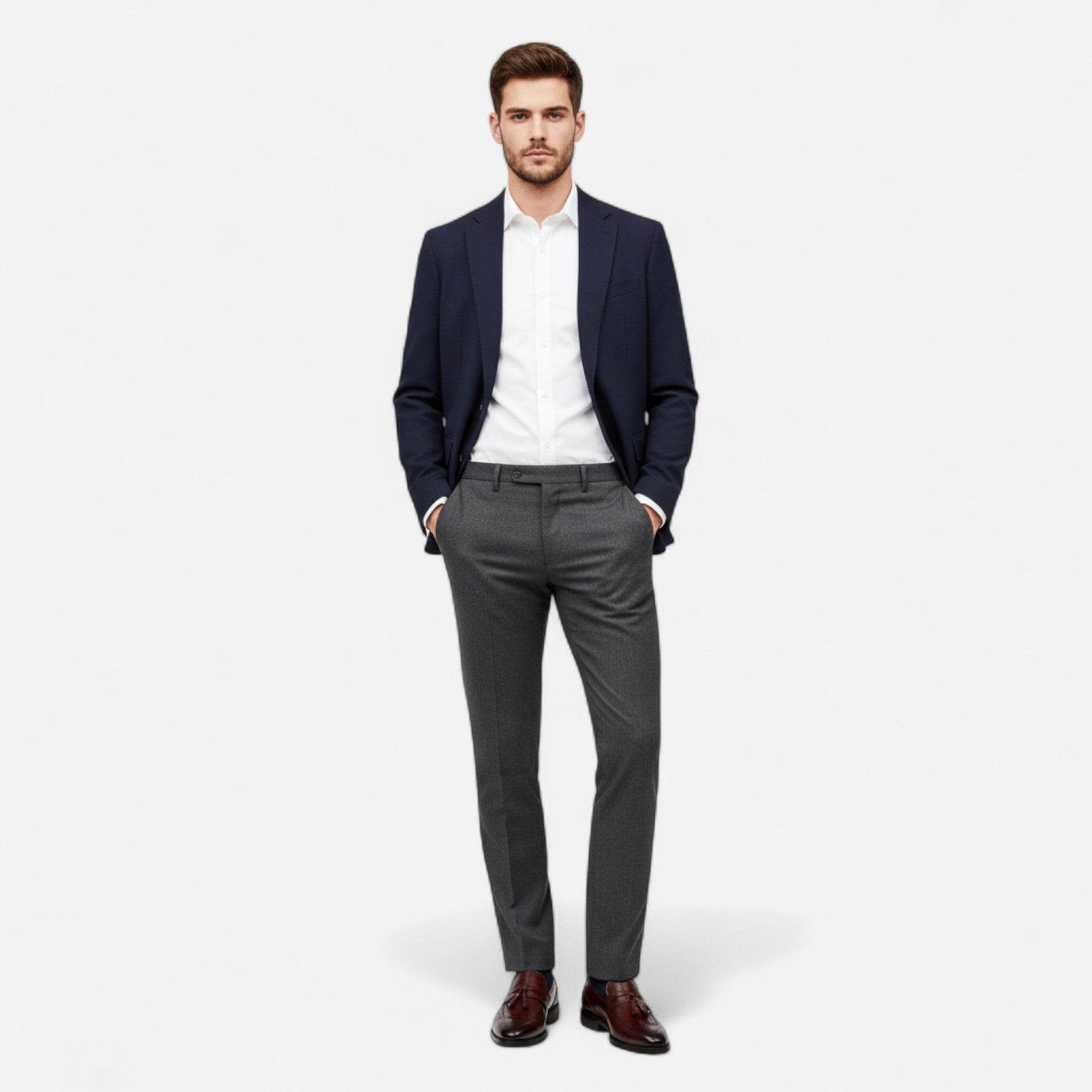 ValantoMode | Men’s Brown Leather Tassel Loafers