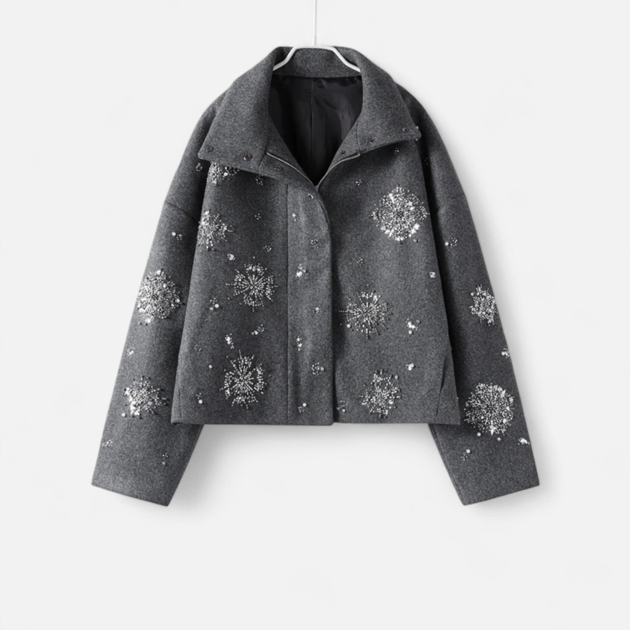 ValantoMode | Women’s Solid Wool-Blend Jacket