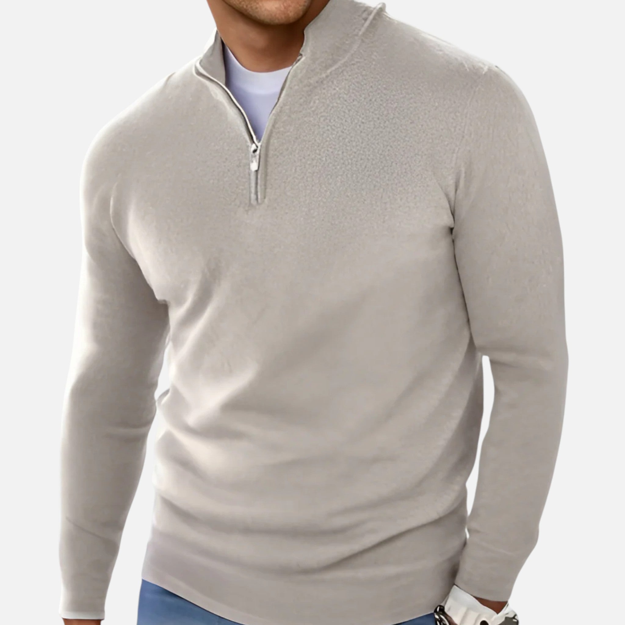 ValantoMode | Men’s Half-Zip Casual Jumper