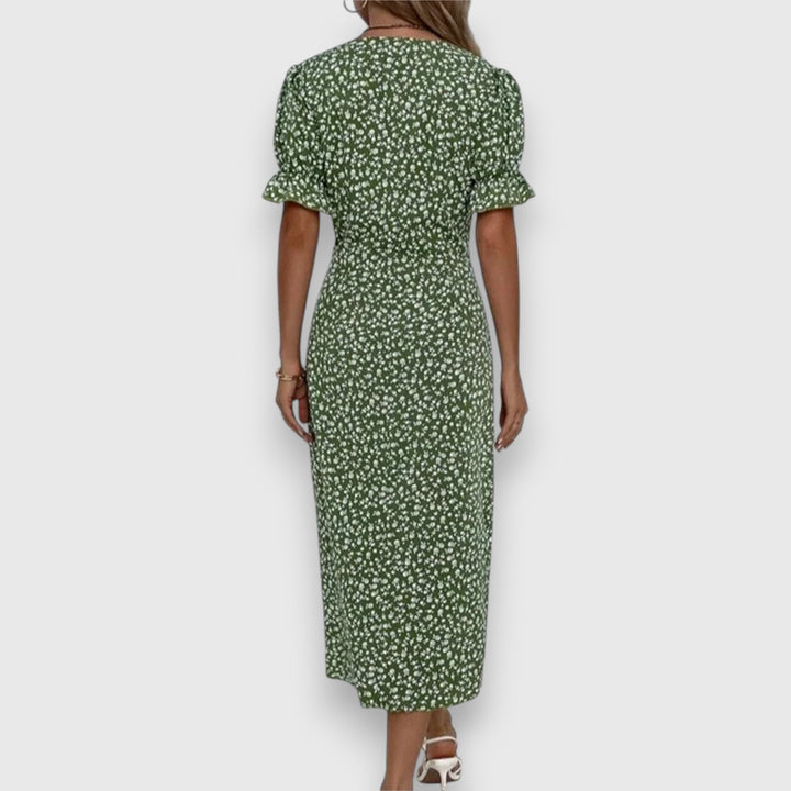 Valantomode | Stylish Floral Dress Perfect for Summer Parties