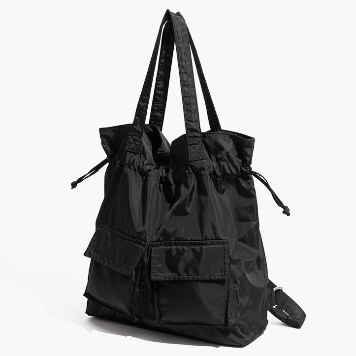 Valantomode | Nimbus Hybrid Garrison – Premium Water-Resistant Nylon 2-in-1 Backpack Tote