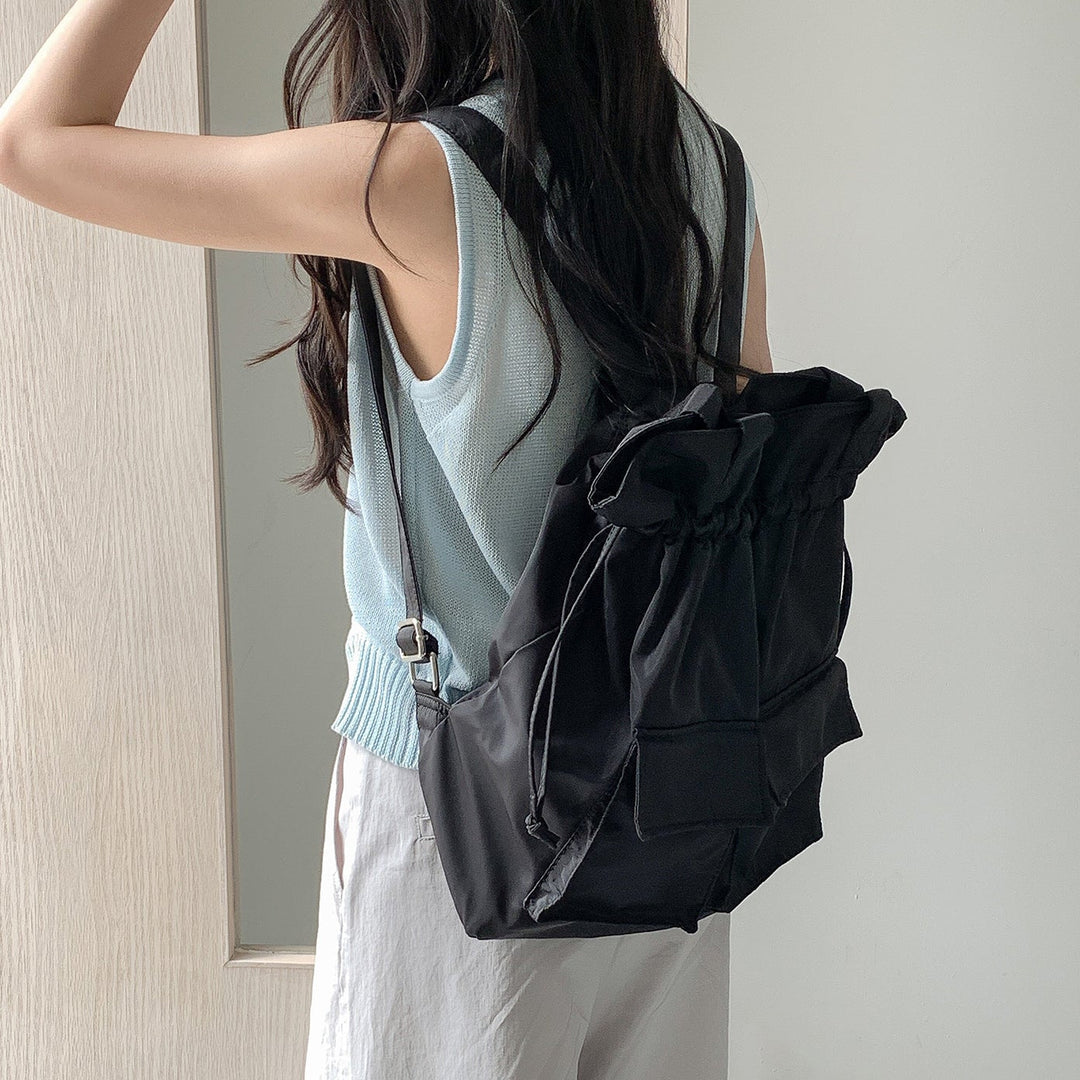Valantomode | Nimbus Hybrid Garrison – Premium Water-Resistant Nylon 2-in-1 Backpack Tote