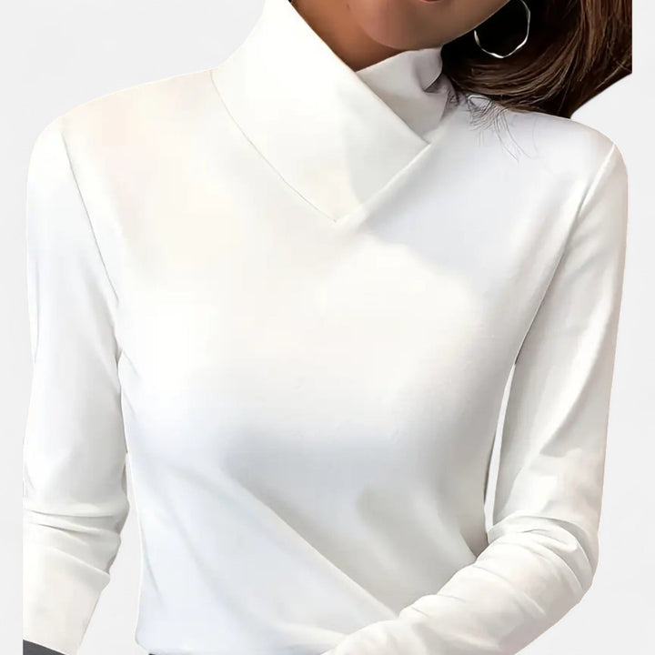 Valantomode | Women’s High-Neck Long-Sleeve Top