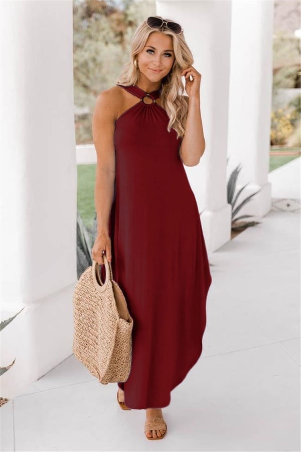 Valantomode | Dress with Halter Design