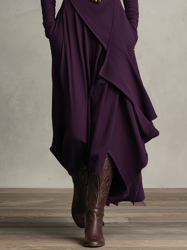Valantomode | Stylish Draped Dress Perfect for Women’s Evening Events