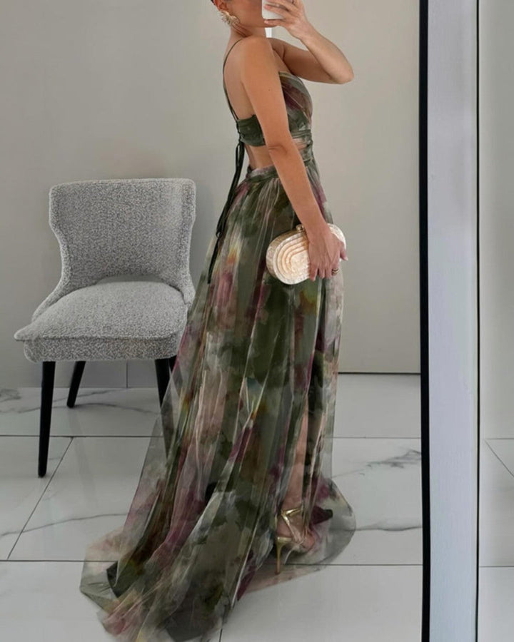 Valantomode | Beautiful Floral Dress Perfect for Spring Outings
