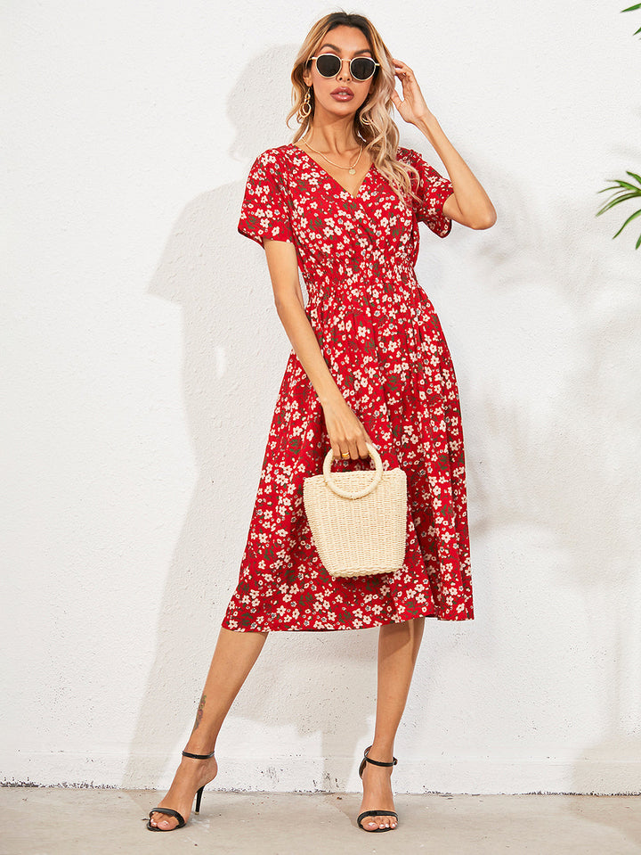Valantomode | Chic Floral Dress for Rent Perfect for Any Event