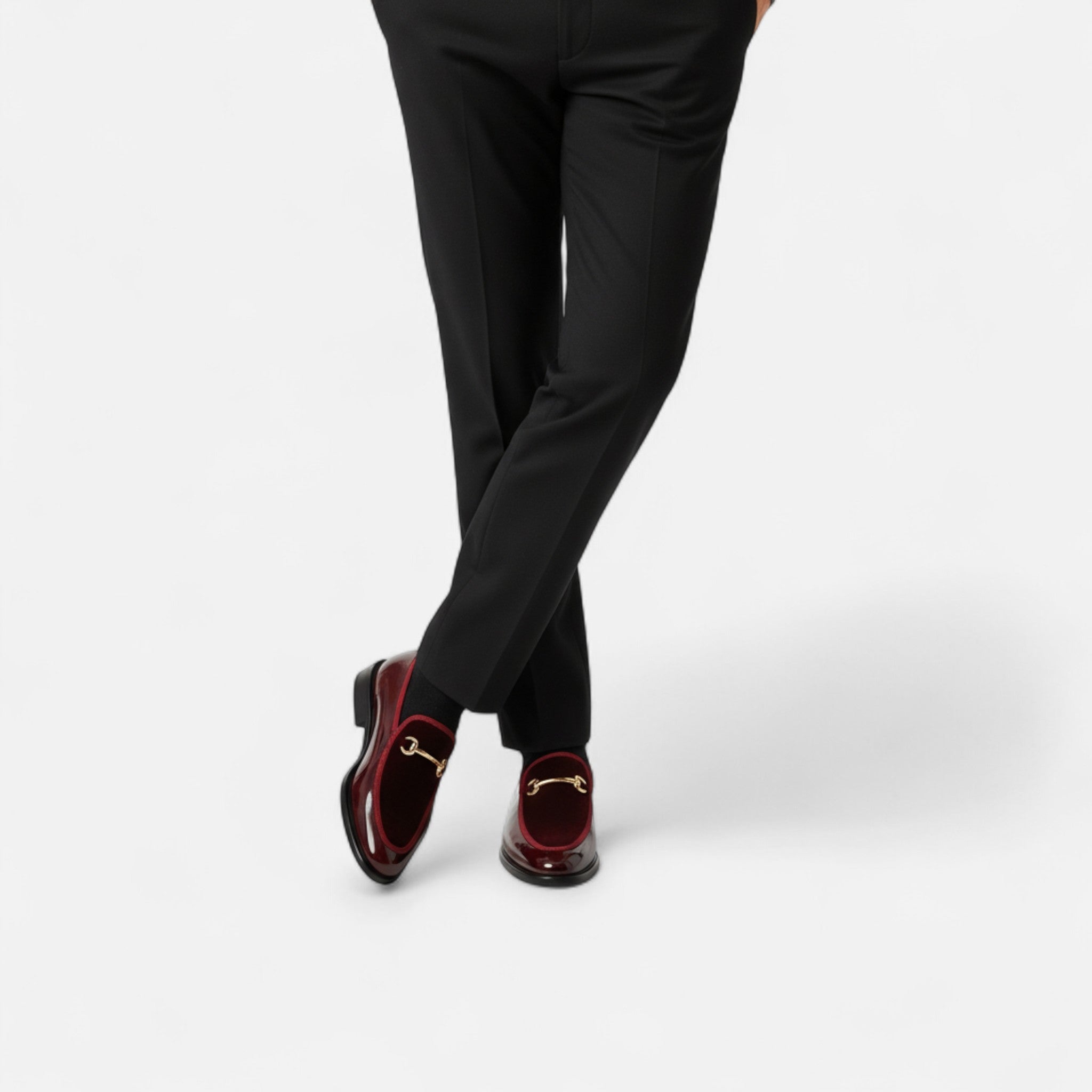 ValantoMode | Men’s Italian Leather Black Loafers