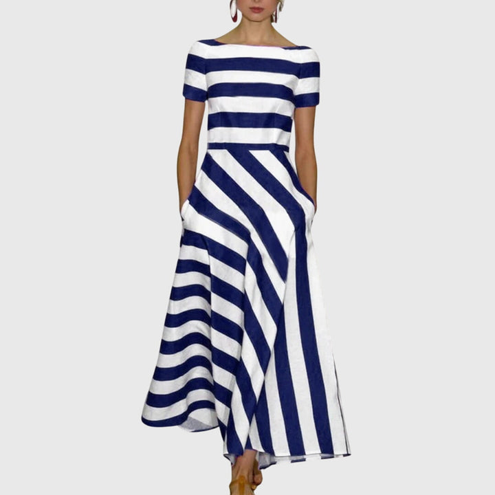 Valantomode | Chic Striped Dress Perfect for Casual Summer Outings