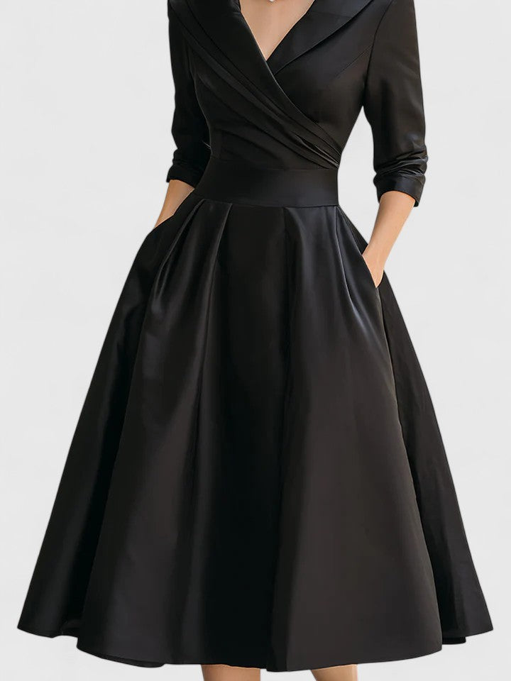 Valantomode | Stylish Midi Dress for Women’s Evening Events