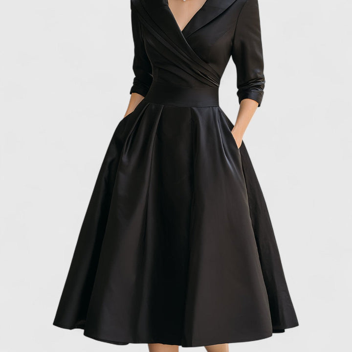 Valantomode | Chic Midi Dress for Effortless Day to Night Style