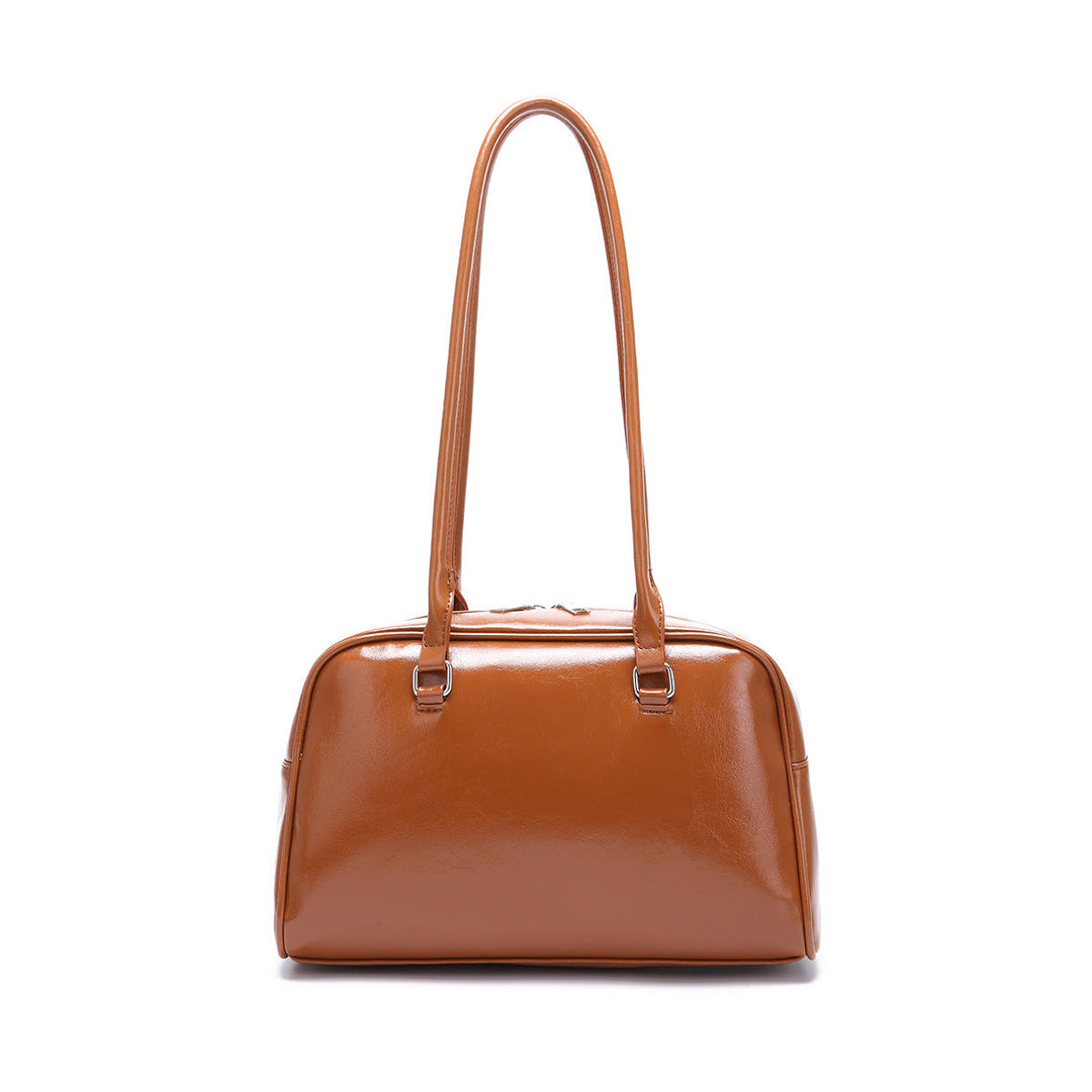 Valantomode | Linear Archival Baguette – Premium Vegan Leather Vintage-Style Shoulder Bag
