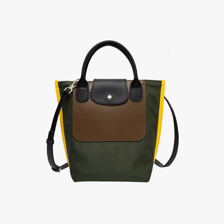 Valantomode | Nimbus Midi Garrison – Upcycled Nylon & Vegan Leather 2-in-1 Tech Tote
