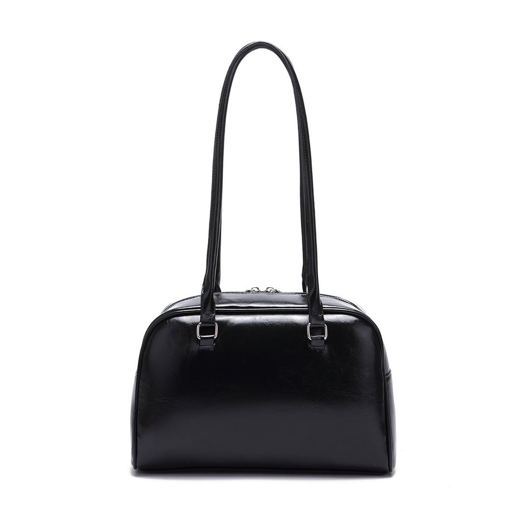 Valantomode | Linear Archival Baguette – Premium Vegan Leather Vintage-Style Shoulder Bag
