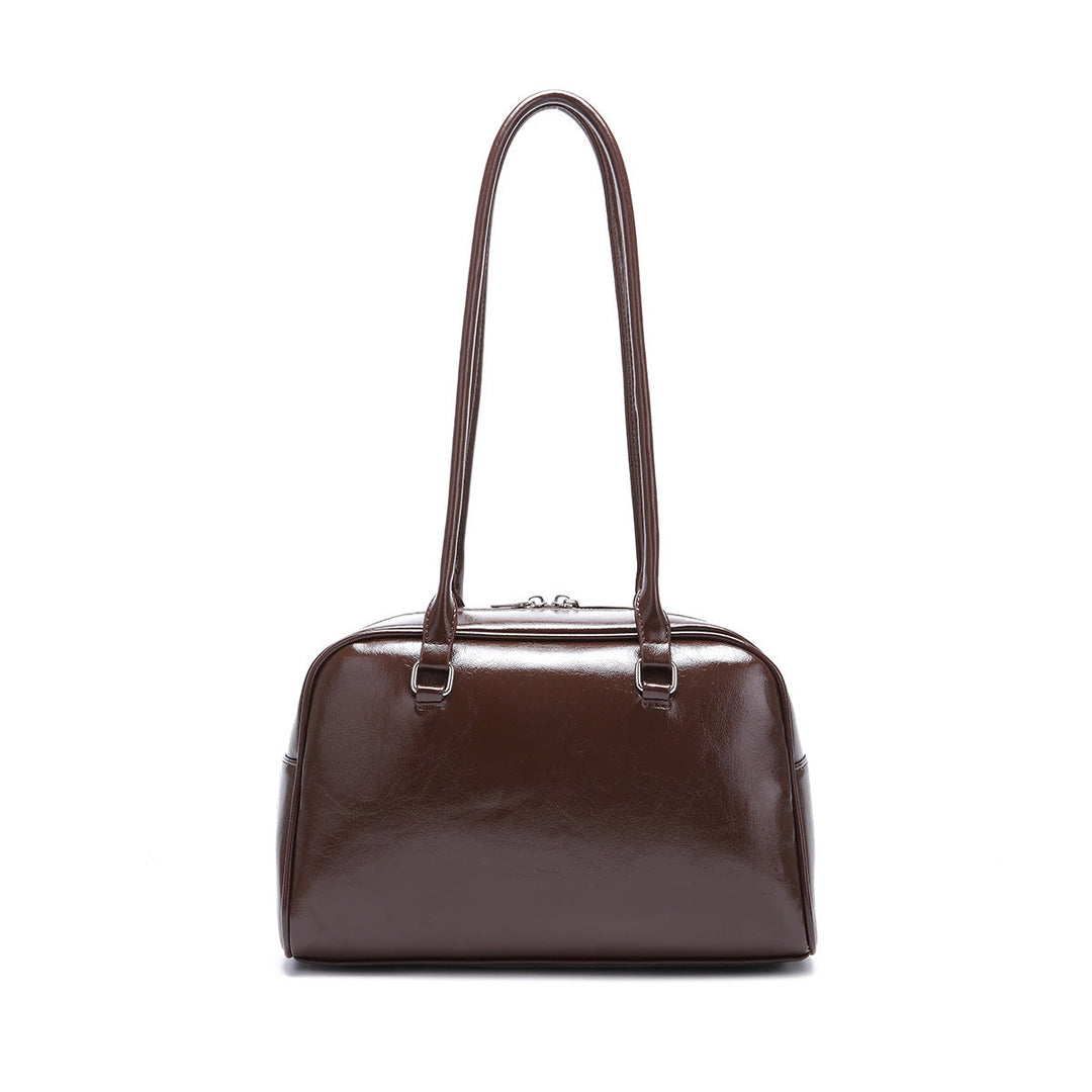 Valantomode | Linear Archival Baguette – Premium Vegan Leather Vintage-Style Shoulder Bag