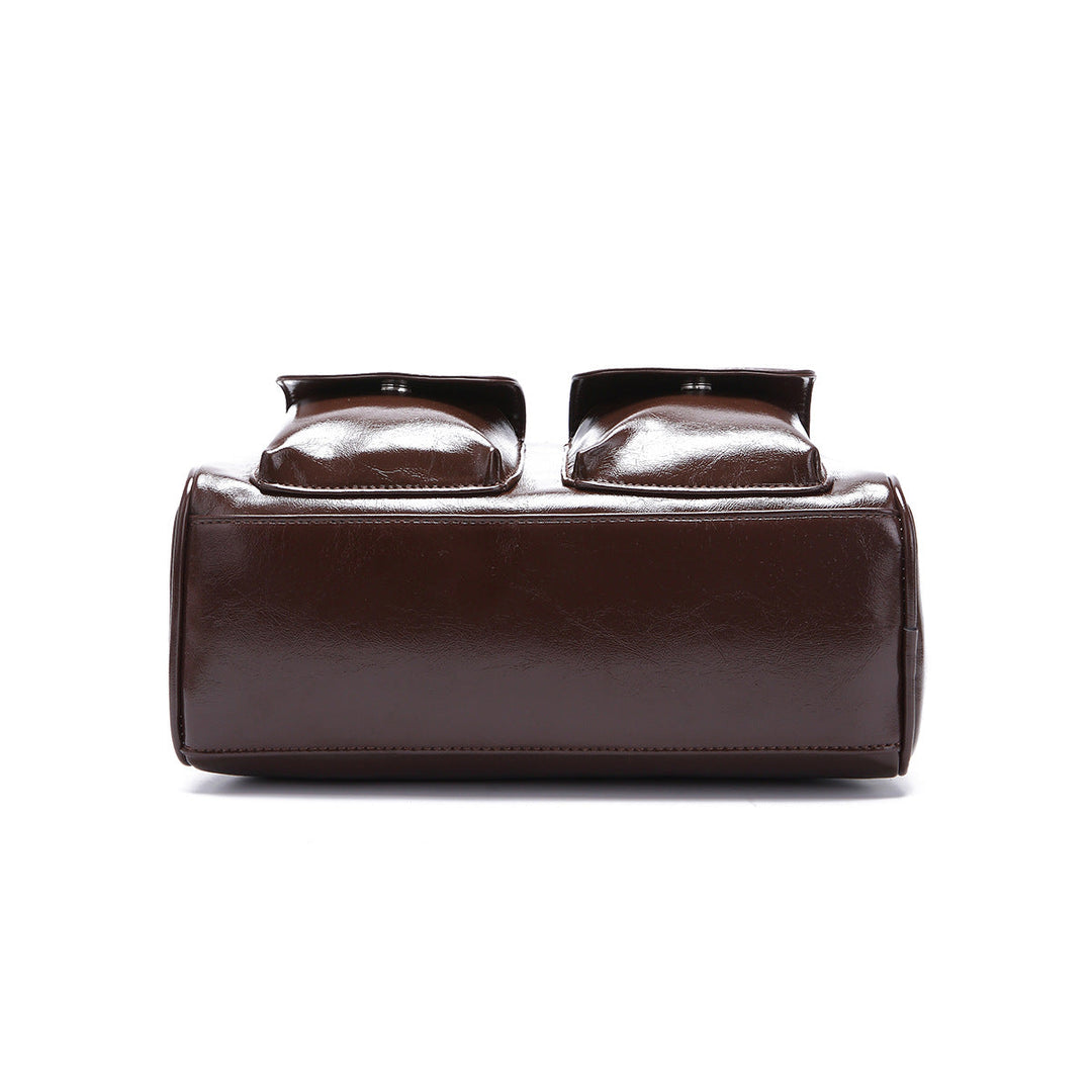 Valantomode | Linear Archival Baguette – Premium Vegan Leather Vintage-Style Shoulder Bag