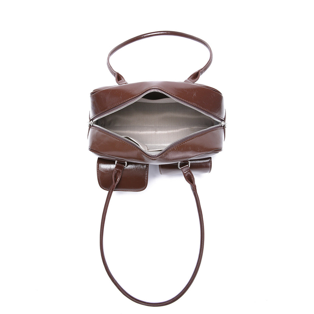Valantomode | Linear Archival Baguette – Premium Vegan Leather Vintage-Style Shoulder Bag