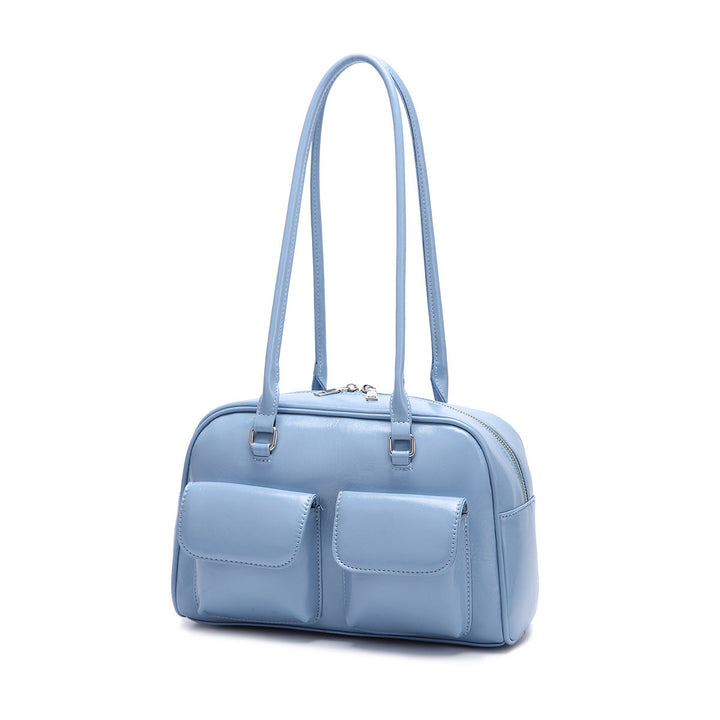 Valantomode | Linear Archival Baguette – Premium Vegan Leather Vintage-Style Shoulder Bag