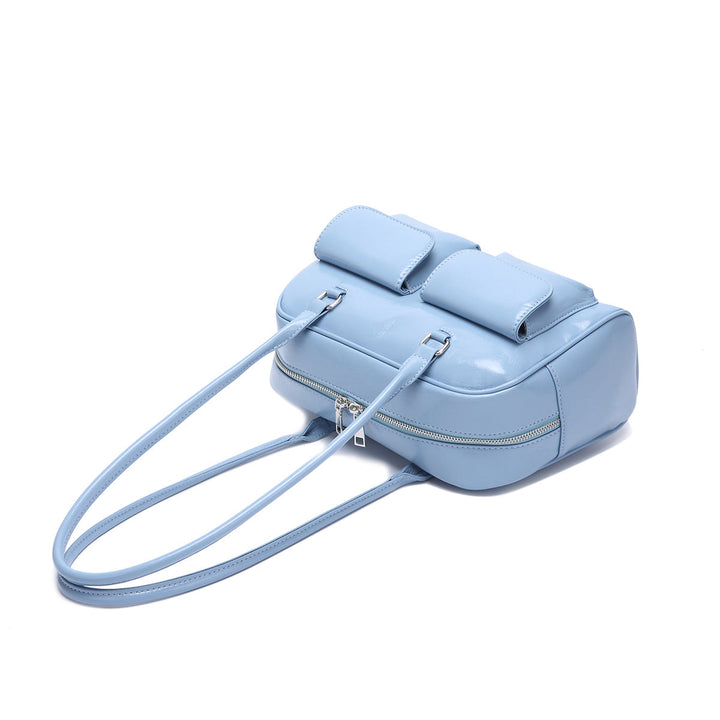 Valantomode | Linear Archival Baguette – Premium Vegan Leather Vintage-Style Shoulder Bag