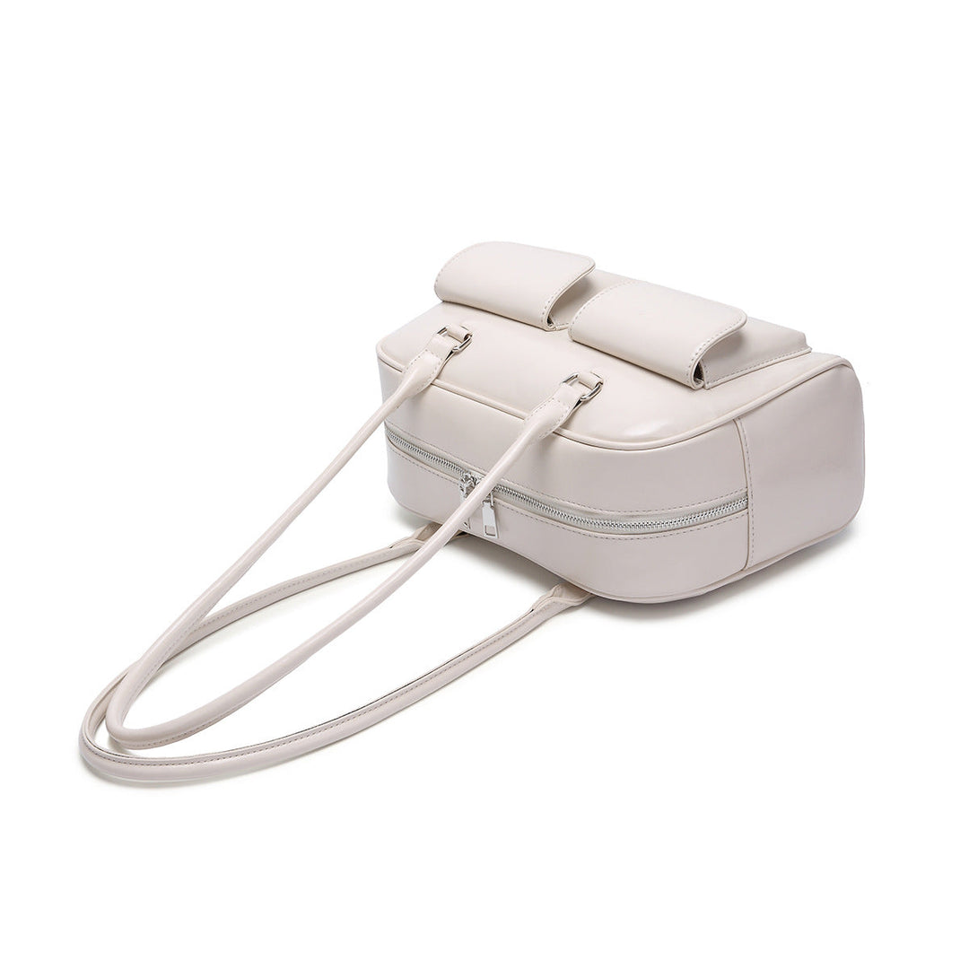 Valantomode | Linear Archival Baguette – Premium Vegan Leather Vintage-Style Shoulder Bag