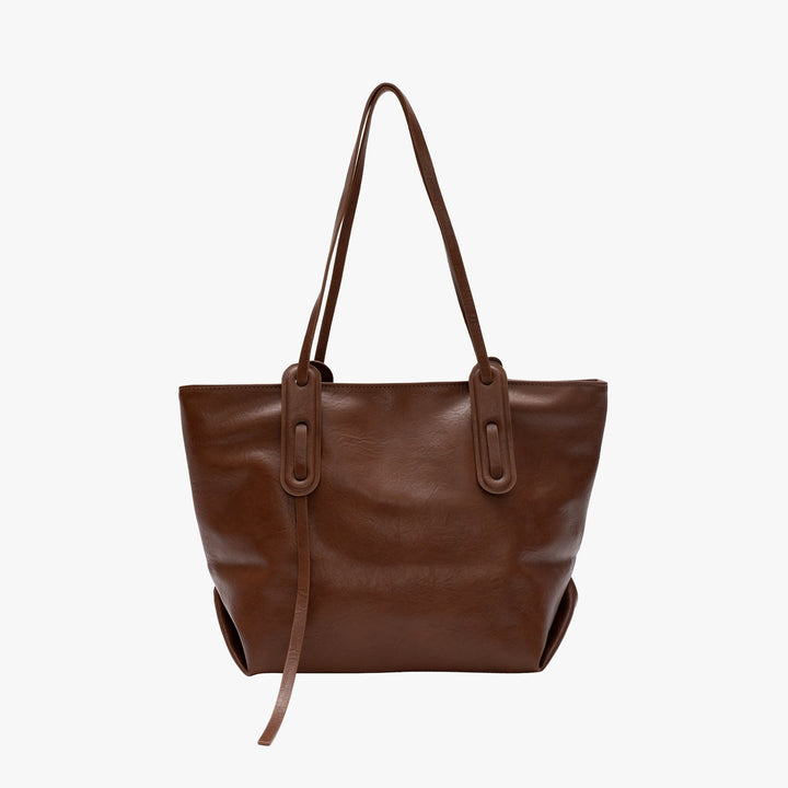 Valantomode | Aspen Horizon Tote – Premium Vegan Leather Large Professional Shoulder Bag
