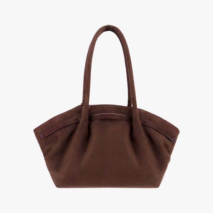 Valantomode | Velvet Horizon Garrison – 46cm Premium Vegan Suede Oversized Business Tote