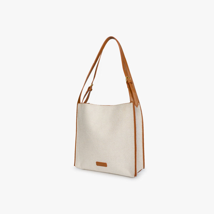Valantomode | Odyssey Square Garrison – Premium Textured Canvas & Vegan Leather Business Tote