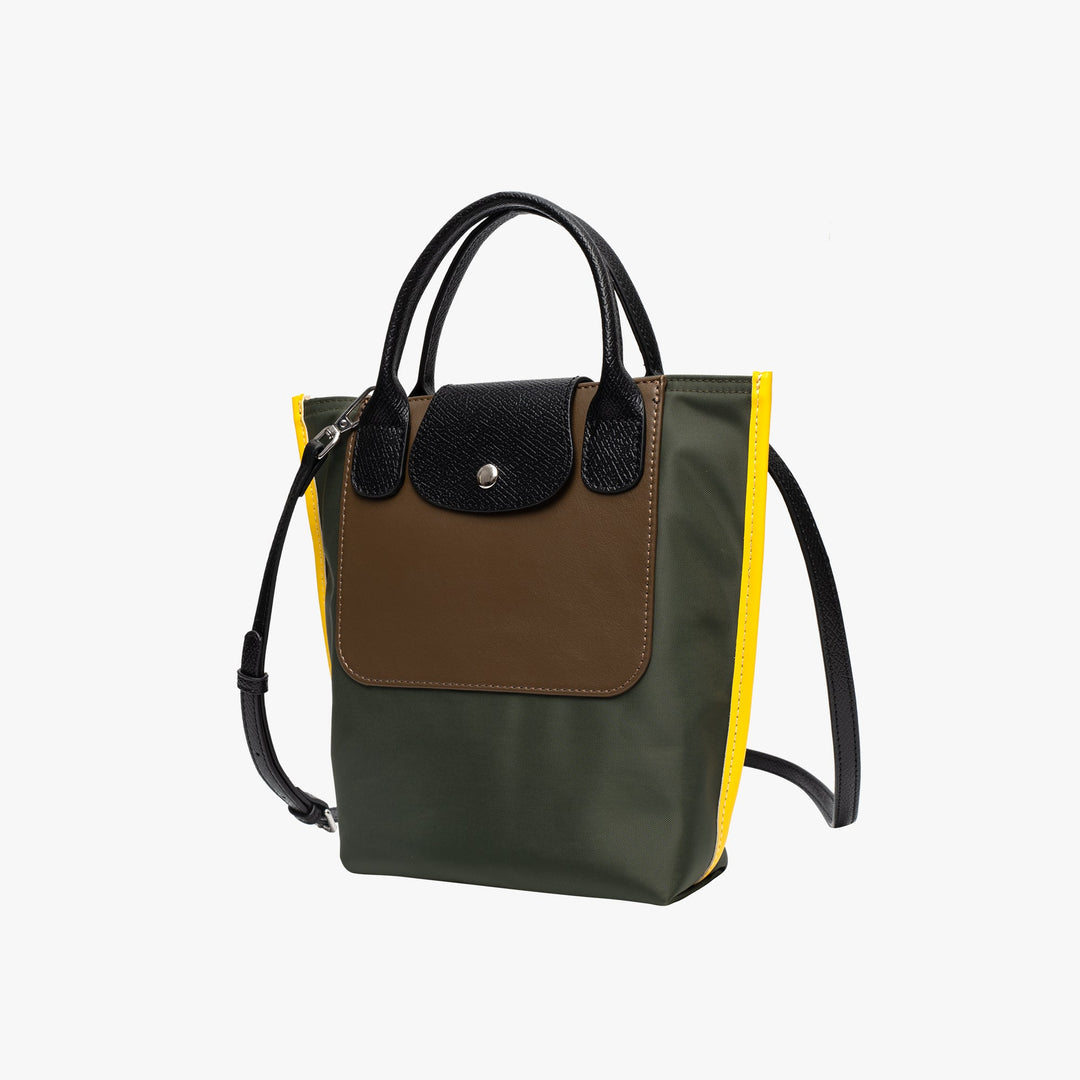 Valantomode | Nimbus Midi Garrison – Upcycled Nylon & Vegan Leather 2-in-1 Tech Tote
