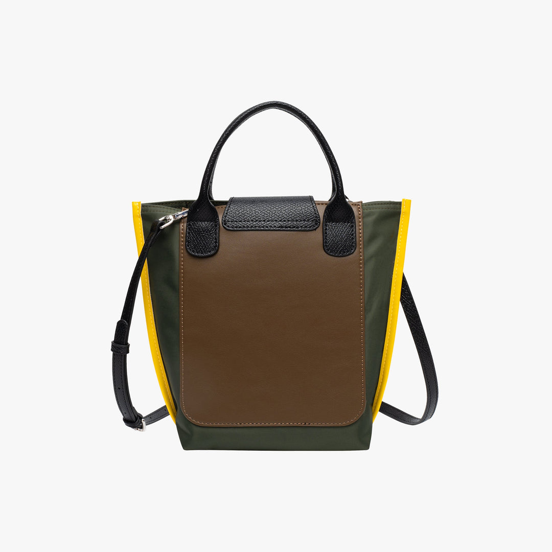 Valantomode | Nimbus Midi Garrison – Upcycled Nylon & Vegan Leather 2-in-1 Tech Tote