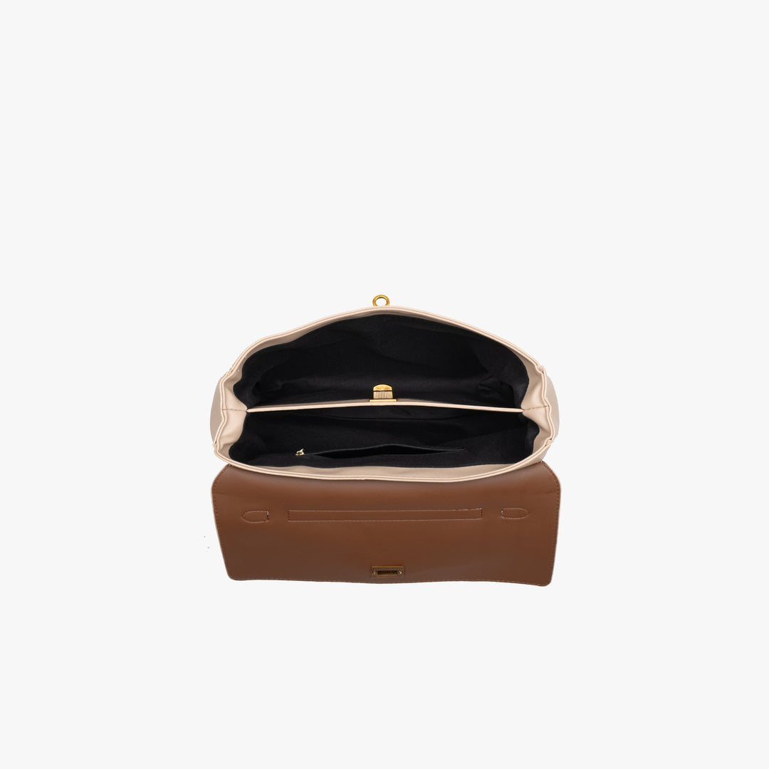 Valantomode | Apex Commuter Garrison – Premium Vegan Leather Structured Tote with Gold-Tone Turn-Lock