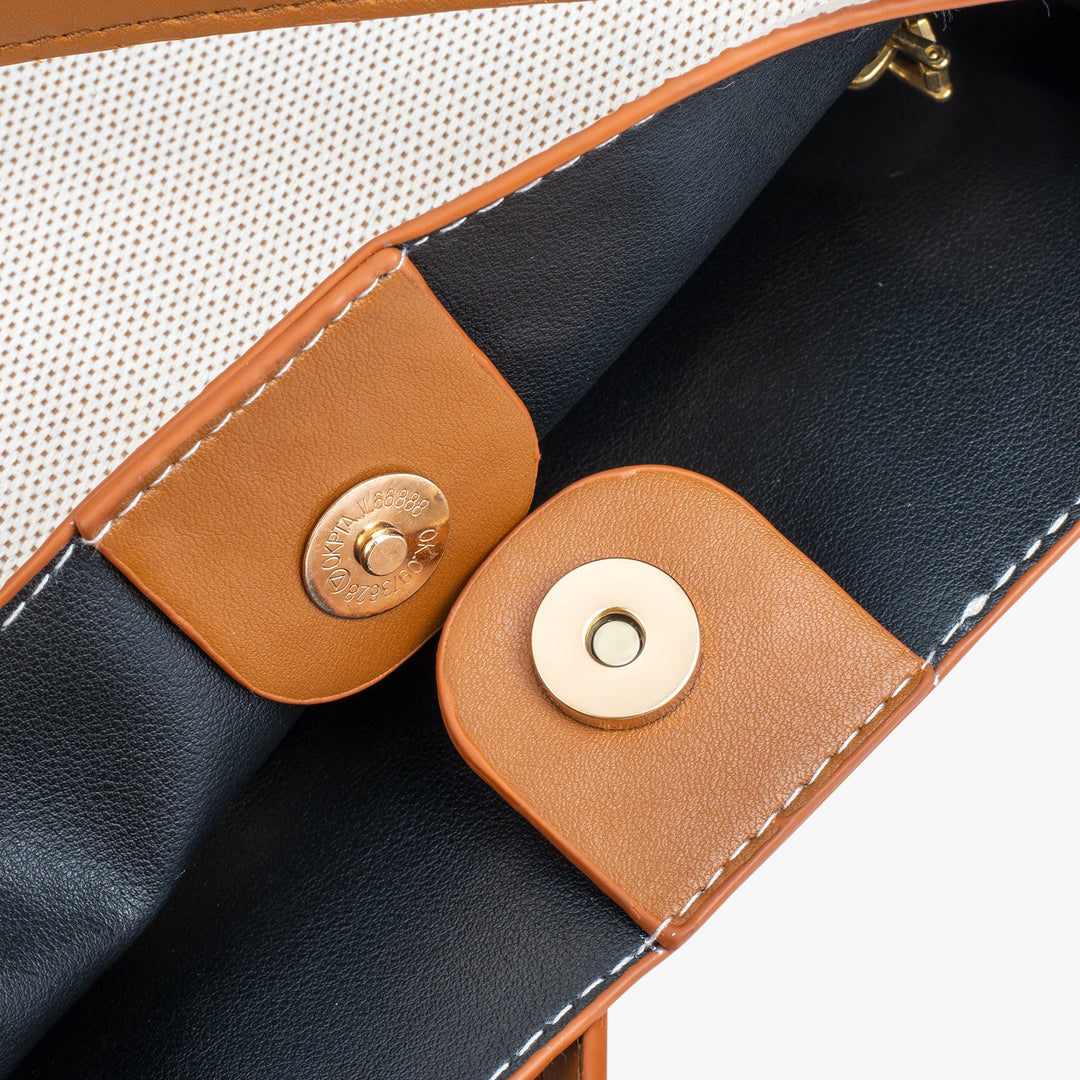 Valantomode | Odyssey Square Garrison – Premium Textured Canvas & Vegan Leather Business Tote