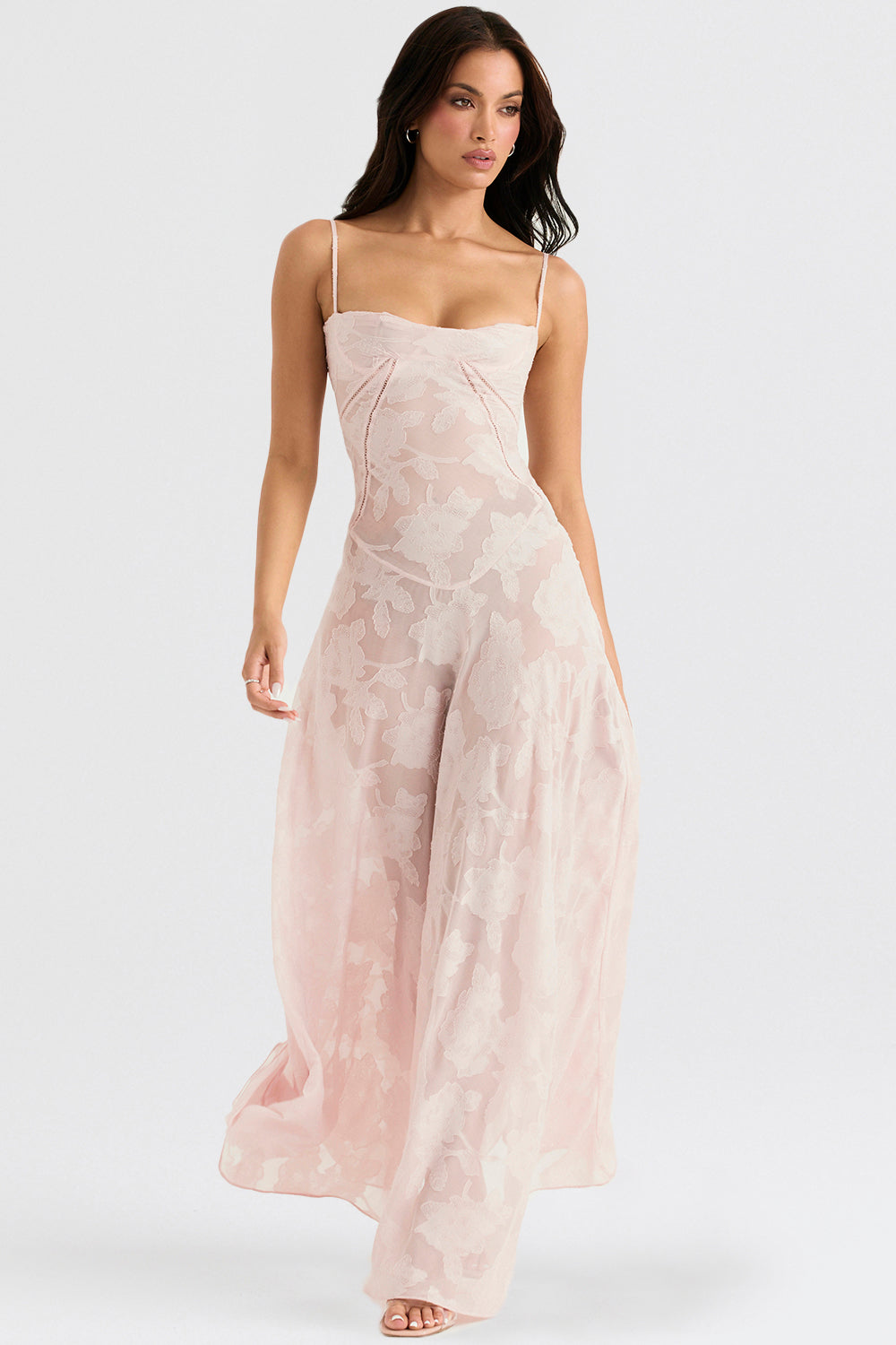 Valantomode | Elegant Embroidered Maxi Dress by Dean