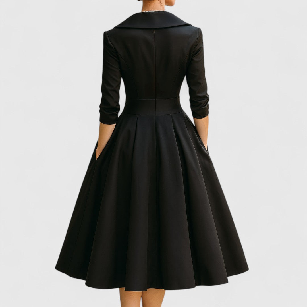 Valantomode | Chic Midi Dress for Women’s Day and Night Out Events