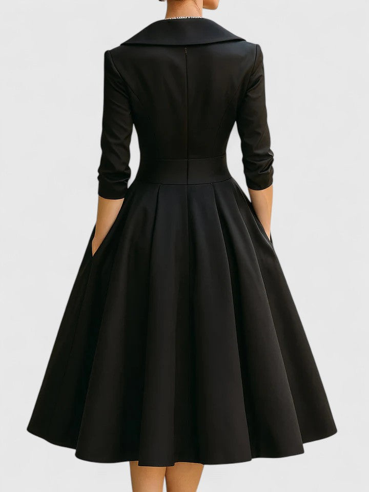 Valantomode | Stylish Midi Dress for Women’s Evening Events