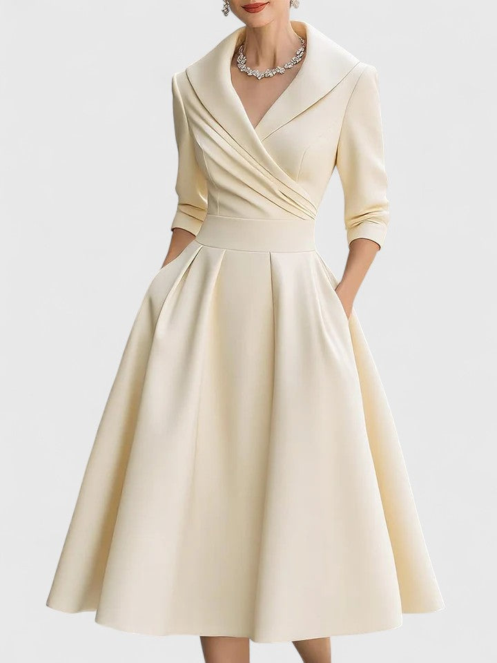 Valantomode | Stylish Midi Dress for Women’s Evening Events