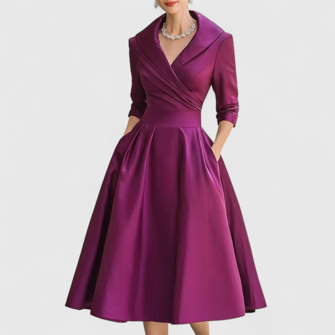 Valantomode | Chic Midi Dress for Women’s Day and Night Out Events