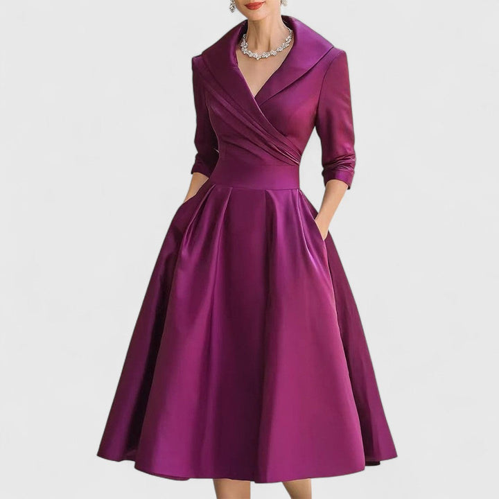 Valantomode | Chic Midi Dress for Effortless Day to Night Style