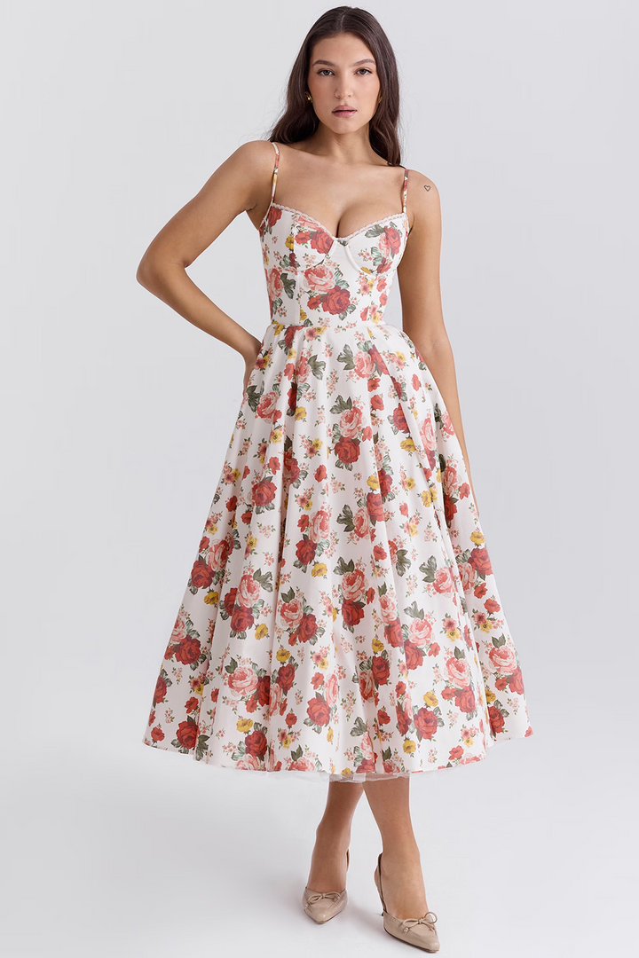 Valantomode | Sophisticated Long Dress with a Flattering Fit for Women