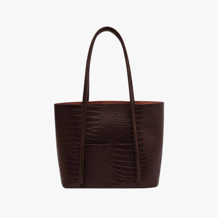 Valantomode | Imperial Croc Garrison – Premium Croc-Embossed Vegan Leather XL Business Tote
