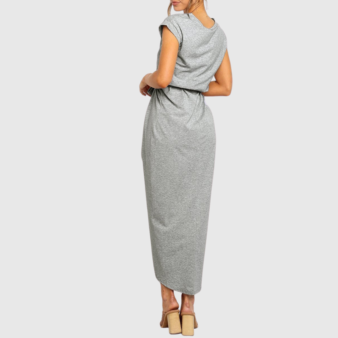 Valantomode | Stylish Casual Midi Dress Perfect for Everyday Wear