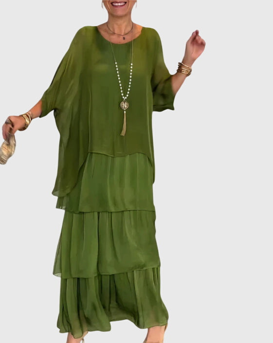 Valantomode | Graceful Long Dress for Effortless Chic Style