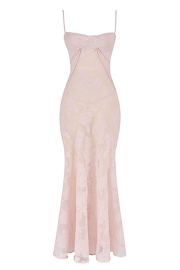 Valantomode | Elegant Embroidered Maxi Dress by Dean