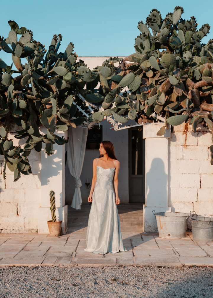 Valantomode | Chic Pistachio Floral Print Dress for Effortless Elegance
