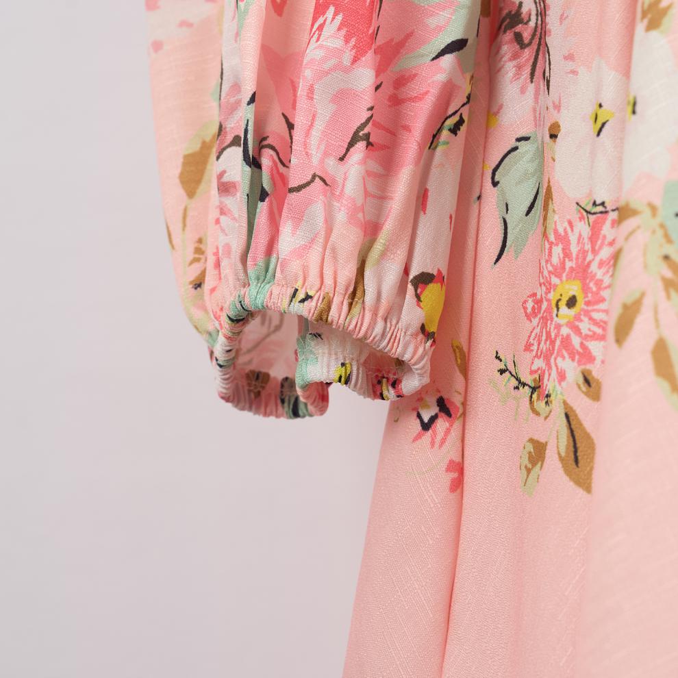 Valantomode | Chic Printed Mini Dress for Effortless Style