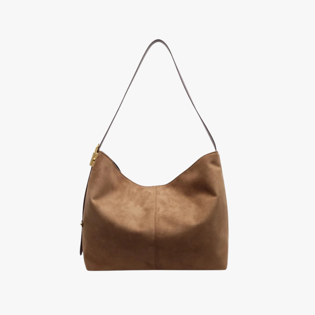 Valantomode | Velvet Sovereign Garrison – Premium Vegan Suede Large Executive Tote & Shoulder Bag