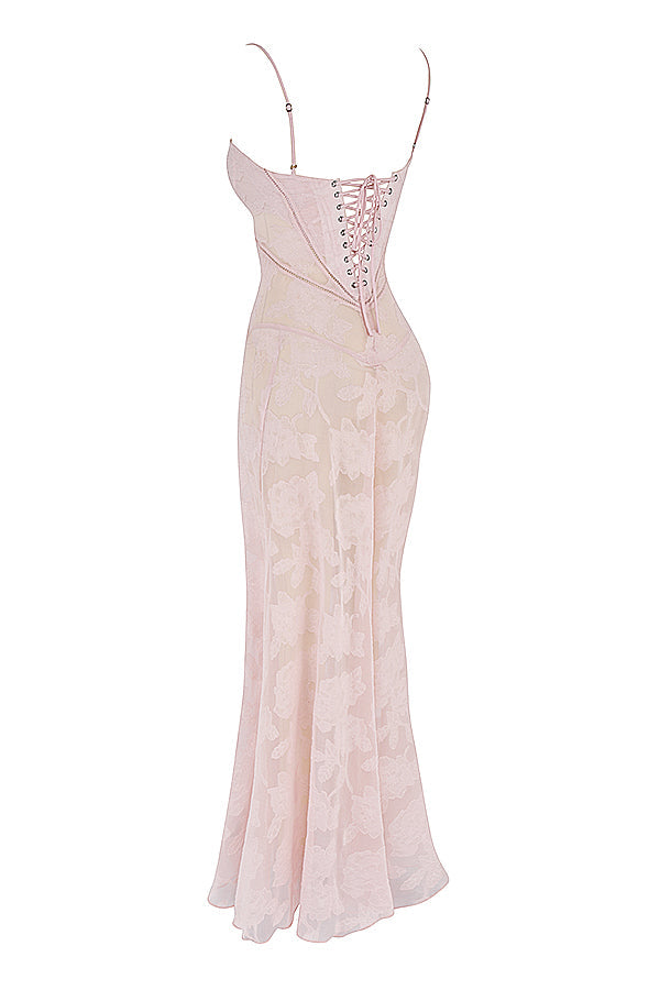 Valantomode | Elegant Embroidered Maxi Dress by Dean