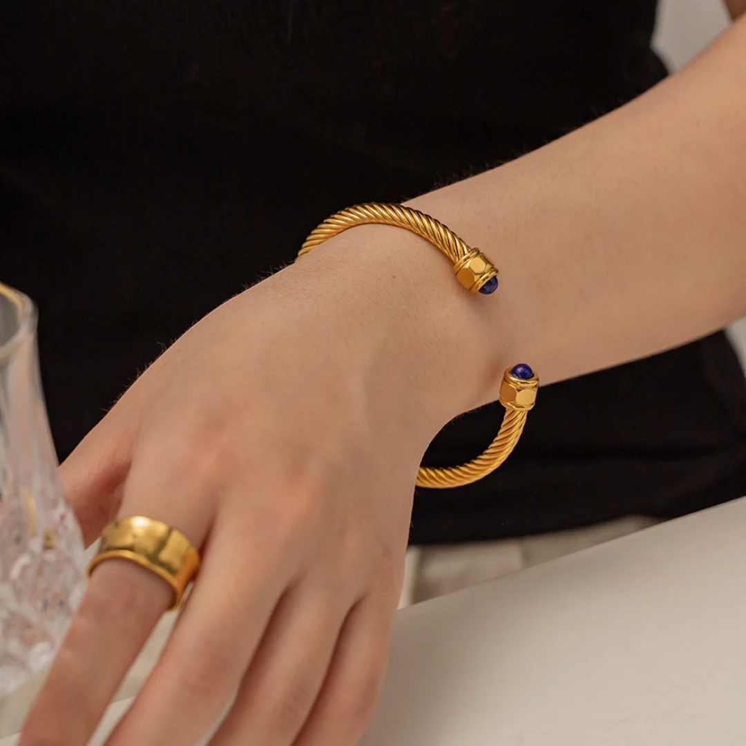 Valantomode | Gold Plated Bangle for Women – Ladies Jewelry