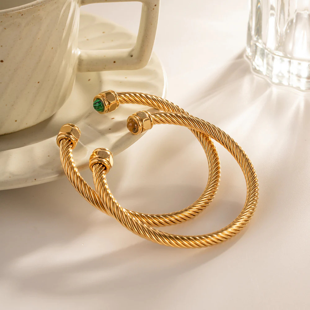 Valantomode | Gold Plated Bangle for Women – Ladies Jewelry
